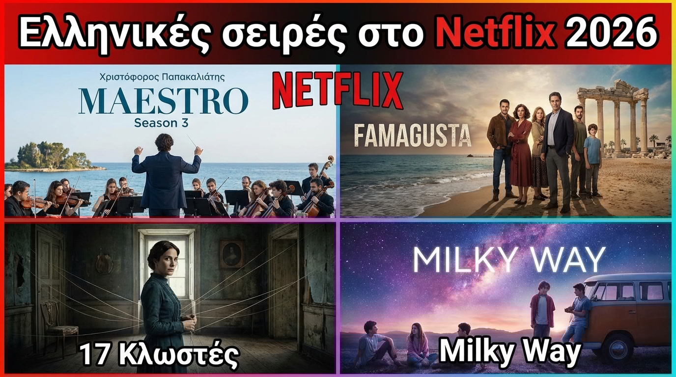 Ελληνικές σειρές στο Netflix 2026: Η Λίστα που θα σε Κολλήσει!